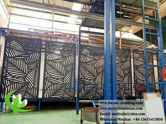 pannello perforato in alluminio pannello di rivestimento per facciate in lamiera di metallo spessore 2,5 mm per la decorazione di facciate a parete tenda