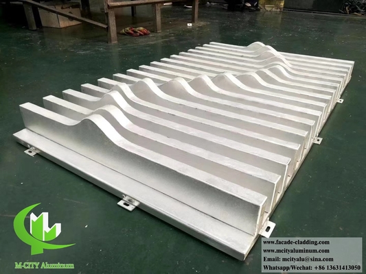 rivestimento metallo perforato di lamiera di alluminio, rivestimento laser a taglio cavo per facciate di edifici