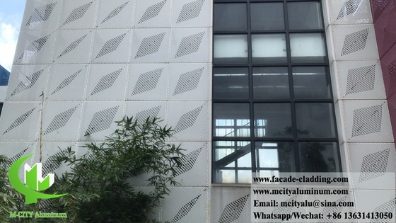 pannello di rivestimento in alluminio per schermo decorativo per facciate di edifici recinzione giardino villa