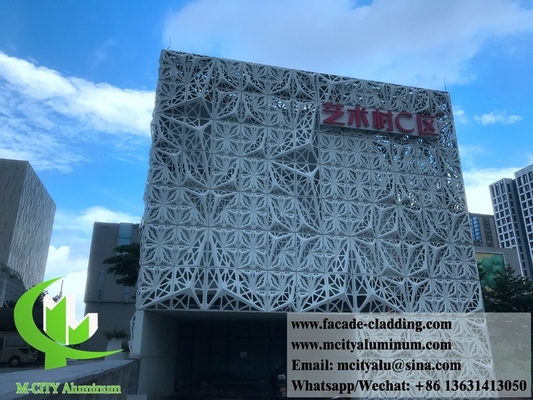 3D forma cavo pannello decorativo in alluminio rivestimento massiccio lamiera di alluminio