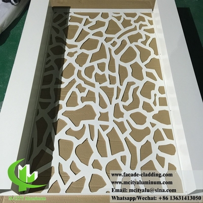 Schermo metallico decorativo Schermo in alluminio per recinzione del giardino con disegno di taglio laser