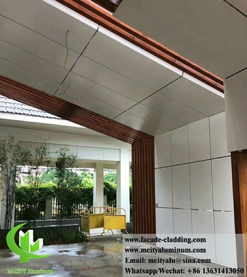 pannelli di alluminio per rivestimenti murali a perforazione di schermo metallico interno