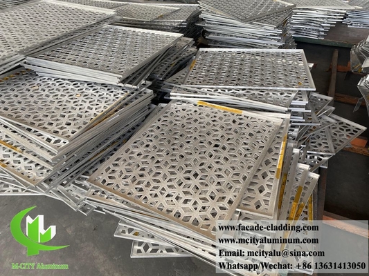 Rivestimento di pareti solide pannelli metallici facciate in alluminio colore a fette spessore 3 mm