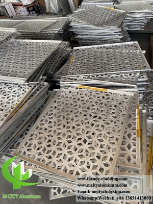 Esterno pannello murario in alluminio pannello intagliato a CNC per la decorazione delle facciate degli edifici