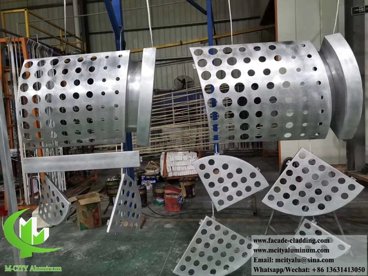 pannello massiccio in alluminio per rivestimenti di pareti esterne a prova di fuoco