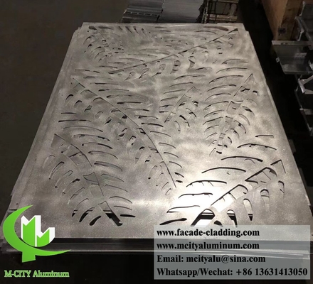 Disegno decorativo intagliato a CNC, disegni cavi, materiale di alluminio antirruggine