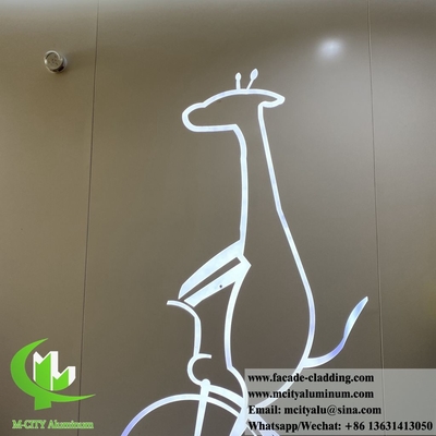 pannello in alluminio massello in polvere rivestito di colore bianco spessore 2 mm per decorazioni interne