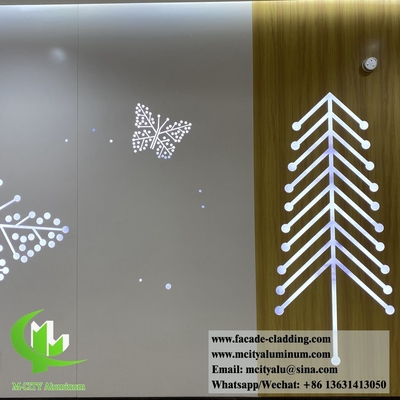 Disegno di facciata in metallo 3D lamiera di alluminio per la decorazione di pareti interne ed esterne