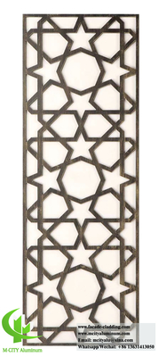 schermo metallico schermo in alluminio con disegni di taglio laser 10 mm 8 mm 6 mm