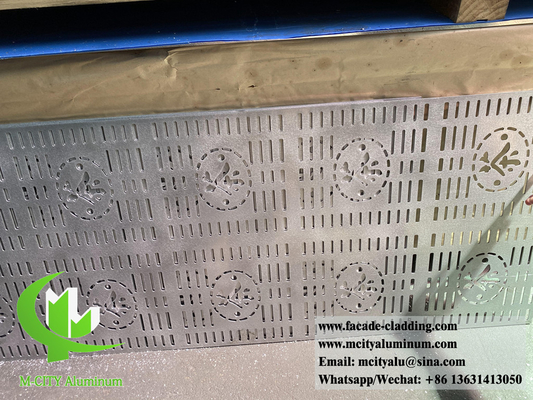 Perforazione schermo perforato di metallo lamiera di alluminio solido per rivestimento di parete del soffitto