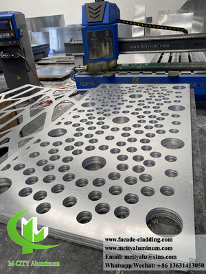Fogli metallici esterni di alluminio per schermo decorativo per costruzione di recinzioni da giardino