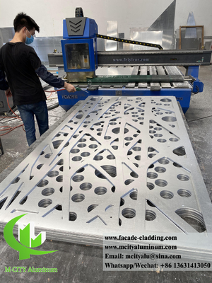 Fogli metallici esterni di alluminio per schermo decorativo per costruzione di recinzioni da giardino