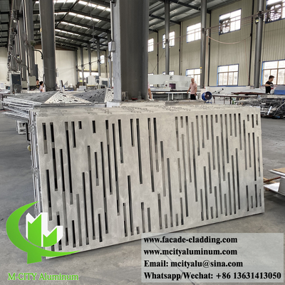 Materiale di alluminio per schermo metallico decorativo tagliato al laser spessore 2 mm 1 m x 2 m