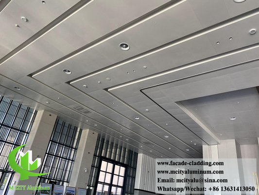 Panelli di metallo per soffitto in alluminio esterno per decorazioni murali dimensione colore può essere personalizzato