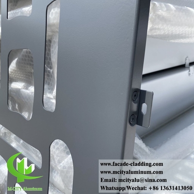 PVDF rivestimento metallo rivestimento pannelli di alluminio sistema di facciata