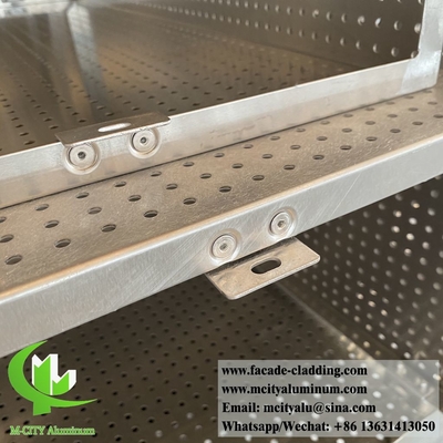 Perforazione schermo perforato di metallo lamiera di alluminio solido per rivestimento di parete del soffitto