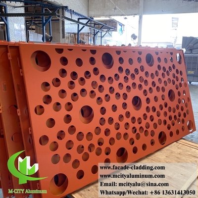 Fassate in alluminio tagliate al laser schermo metallico con disegni decorativi fabbrica cinese