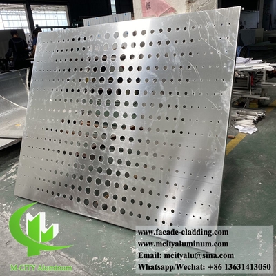 Pannelli metallici esterni facciate in alluminio sistema di taglio CNC disegni decorativi fogli di metallo personalizzati