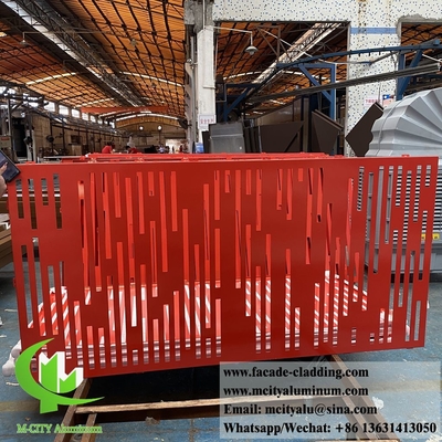 Fogli di alluminio a schermo metallo tagliato al laser con disegni decorativi per la costruzione di pareti rivestimenti decorazione recinzione giardino