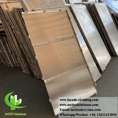 Massello di alluminio rivestimento schermo metallico PVDF rivestimento PPG colore durevole 3mm spessore Decorazione esterna