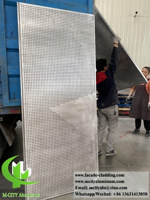 3D metallo rivestimento pannelli di alluminio sistema di facciata metallica decorazione esterna