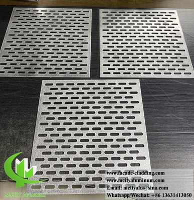 pannelli di alluminio perforati per la costruzione di pareti di facciata