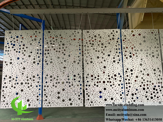 pannelli di alluminio perforati per la costruzione di pareti di facciata