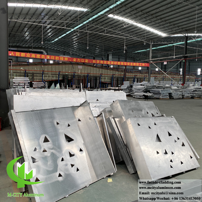 Foshan Laser cut metallo pannelli di facciata con disegni decorativi cavi per il rivestimento delle pareti degli edifici