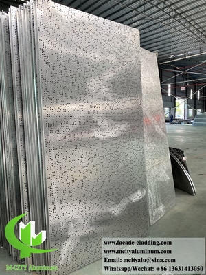 Rivestimento di alluminio massiccio con disegni di perforazione di qualsiasi diametro può essere perforato vernice PVDF