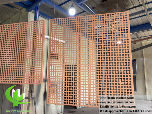 pannelli di alluminio a schermo metallico tagliati al laser per la decorazione delle finestre a maglia e dei rivestimenti murali