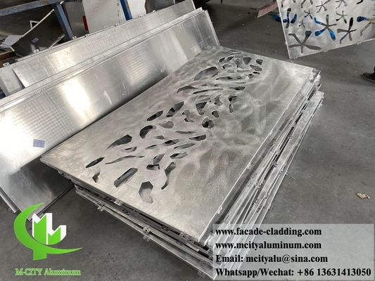 pannelli metallici tagliati al laser con disegni pannelli per schermo metallici decorati per pareti di costruzione facciata muro tenda
