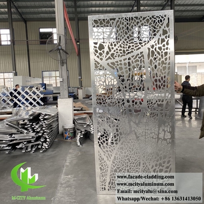 3mm schermo metallico laser taglio foglia modelli per rivestimento di pareti interne decorazione colore a fette
