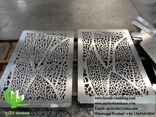 3mm schermo metallico laser taglio foglia modelli per rivestimento di pareti interne decorazione colore a fette