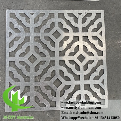 3 mm schermo metallico cavo pannelli di alluminio materiale decorativo per rivestimento delle facciate delle pareti degli edifici
