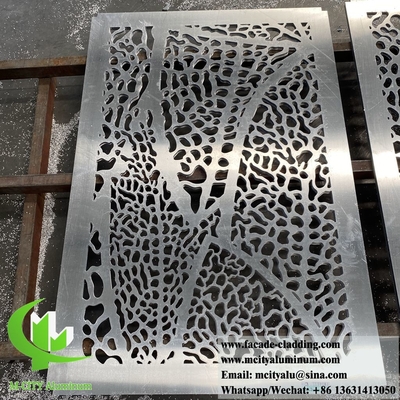 3mm schermo metallico laser taglio foglia modelli per rivestimento di pareti interne decorazione colore a fette