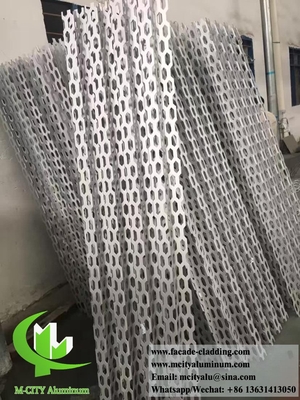Schermo metallico a taglio laser lamiera di alluminio 3 mm PVDF rivestimento per pareti metalliche per la decorazione degli edifici