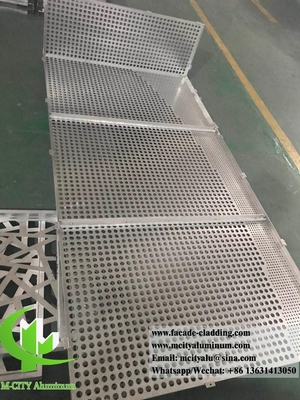 Schermo metallico a taglio laser lamiera di alluminio 3 mm PVDF rivestimento per pareti metalliche per la decorazione degli edifici