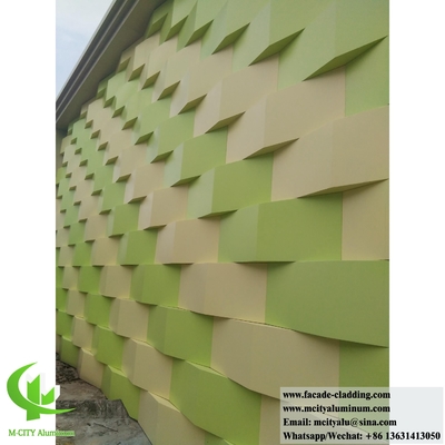 Pannelli di alluminio solido per facciata, rivestimento, decorazione in polvere rivestiti in vari colori in polvere rivestiti in 4 mm