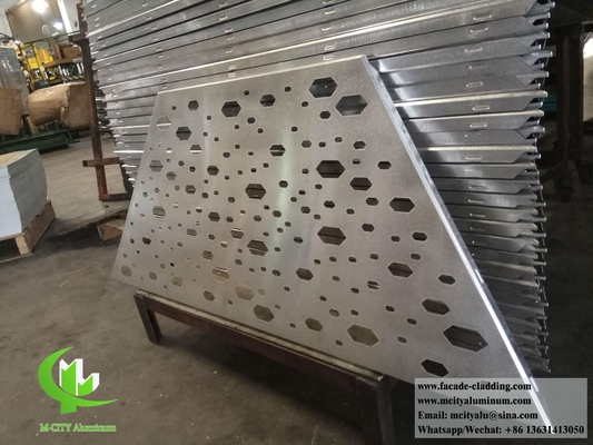 Moderno design metallo facciata rivestimento di foglio di alluminio con disegni di spessore 4 mm