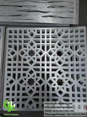 Moderno design metallo facciata rivestimento di foglio di alluminio con disegni di spessore 4 mm