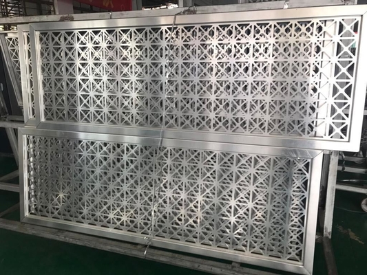 pannelli di rivestimento in alluminio tagliati al laser con finitura rivestita in polvere di colore di 3 mm di spessore