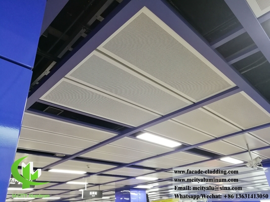 Pannelli di alluminio per schermo metallico perforato CNC per facciata di rivestimento di pareti di edifici 3 mm