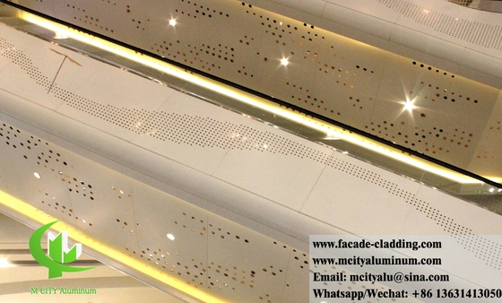 Fogli di alluminio pannelli di rivestimento metallici sistema di facciate a prova di fuoco anti ruggine decorazione esterna