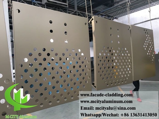 Fogli di alluminio rivestimento di pareti decorazione architettonica pannelli di alluminio per sistemi di facciate