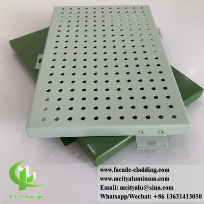 Perforato Metal Screen Panels Aluminium Ceiling For Facade System Parete rivestito Customized