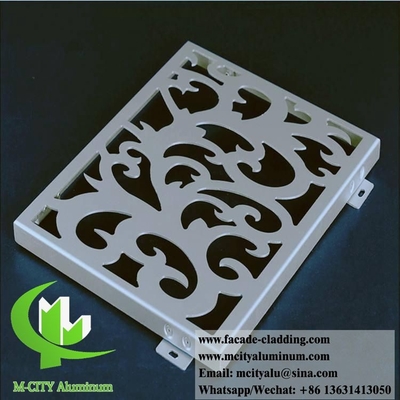 Perforato Metal Screen Panels Aluminium Ceiling For Facade System Parete rivestito Customized
