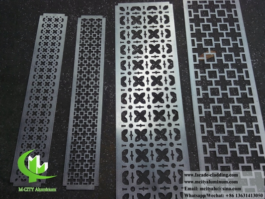 Architettura di rivestimenti metallici Fassette di lamiera perforata schermo di alluminio per la decorazione esteriore degli edifici