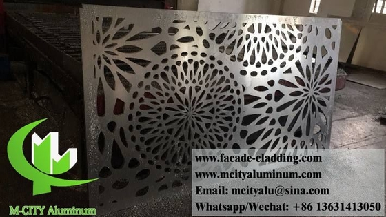 Schermo decorativo in lamiera di alluminio per architettura con rivestimento PVDF anti ruggine