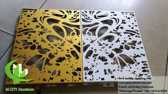 Architettura pannelli murali in metallo Disegni di taglio laser per la decorazione dei rivestimenti degli edifici