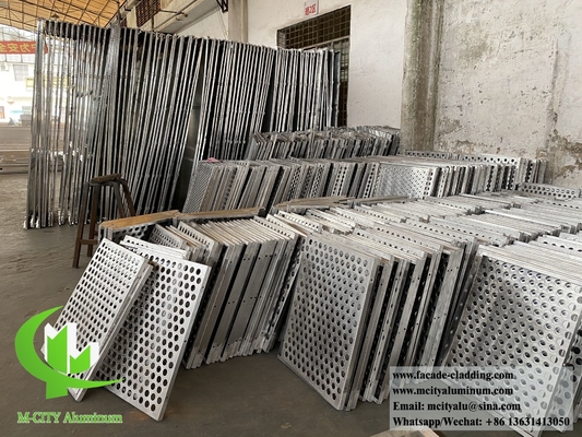 Fogli metallici per rivestimento di alluminio perforato decorativo per la decorazione dei materiali da costruzione